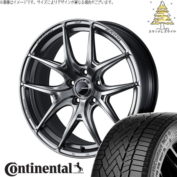 ランエボ10 245/40R18 スタッドレス | ノースコンタクト NC7 \u0026 ウェッズスポーツ SA01R 18インチ 5穴114.3