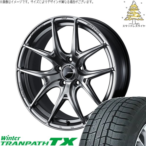 GN アウトランダー 235/60R18 スタッドレス | ウィンタートランパス TX \u0026 ウェッズスポーツ SA01R 18インチ 5穴114.3