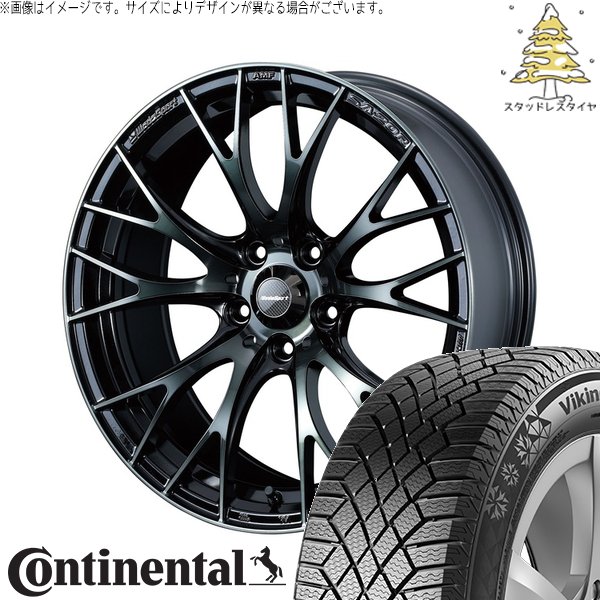 トヨタ シエンタ 170系 195/50R16 スタッドレス | バイキングコンタクト7 \u0026 ウェッズスポーツ SA20R 16インチ 5穴100