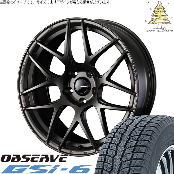 GN アウトランダー 235/60R18 スタッドレス | オブザーブ Gsi-6 \u0026 ウェッズスポーツ SA27R 18インチ 5穴114.3