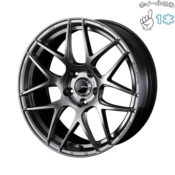 19インチ アルミホイール 5穴114.3 | ウェッズ ウェッズスポーツ SA27R プラチナシルバーブラック 9.5J 1本