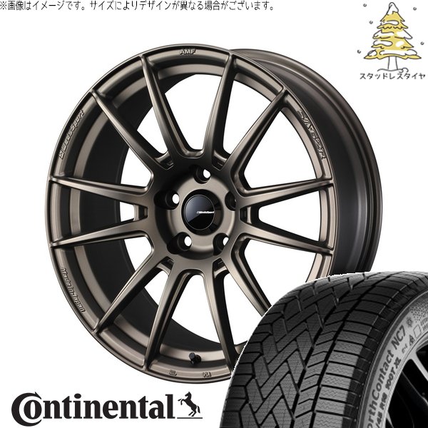 ランエボ10 245/40R18 スタッドレス | ノースコンタクト NC7 \u0026 ウェッズスポーツ SA62R 18インチ 5穴114.3