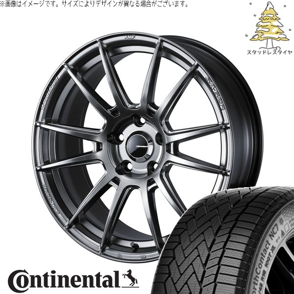 WRX STI GRB GVB 245/40R18 スタッドレス | ノースコンタクト NC7 \u0026 ウェッズスポーツ SA62R 18インチ 5穴114.3