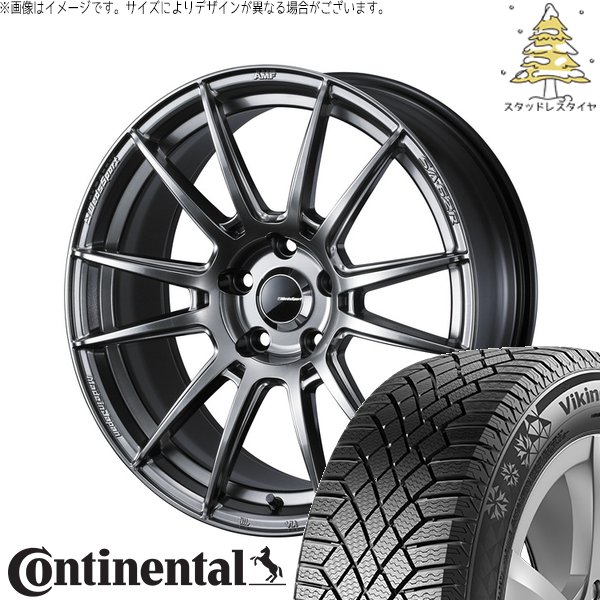 シャトル カローラフィールダー 185/60R15 スタッドレス | バイキングコンタクト7 \u0026 ウェッズスポーツ SA62R 15インチ 4穴100