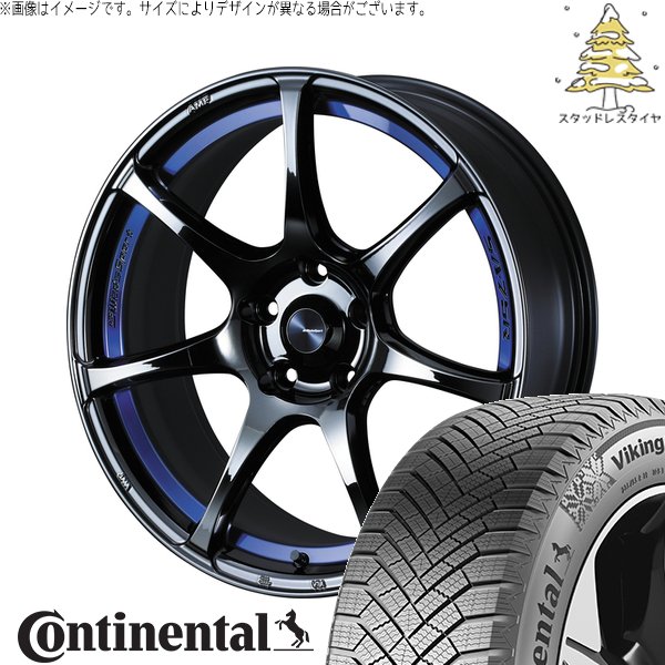 レガシィB4 BM系 BR系 225/45R18 スタッドレス | バイキングコンタクト8 \u0026 ウェッズスポーツ SA75R 18インチ 5穴100