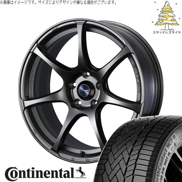 ランエボ10 245/40R18 スタッドレス | ノースコンタクト NC7 \u0026 ウェッズスポーツ SA75R 18インチ 5穴114.3