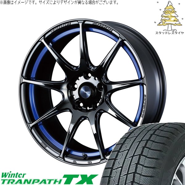 GN アウトランダー 235/60R18 スタッドレス | ウィンタートランパス TX \u0026 ウェッズスポーツ SA99R 18インチ 5穴114.3