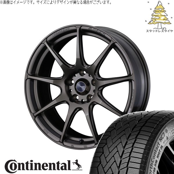ランエボ10 245/40R18 スタッドレス | ノースコンタクト NC7 \u0026 ウェッズスポーツ SA99R 18インチ 5穴114.3