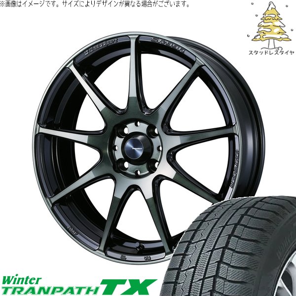 ウィンタートランパス - ライズ ロッキー 揮発油車 215/65R16 スタッドレス | TX \u0026 ウェッズ運動競技 SA99R 16in 4穴100 自動車-冬タイヤ、ホイールセット