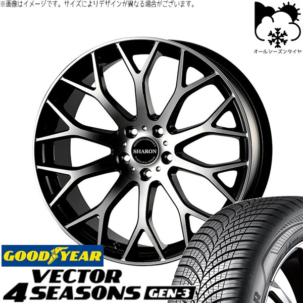 レヴォーグ 225/45R18 オールシーズン | ベクター4シーズンズ GEN-3 \u0026 ヴェネルディ シャロン 18インチ 5穴114.3