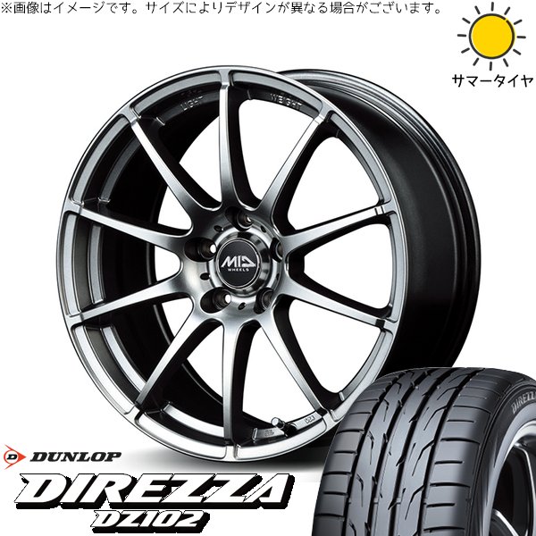 DIREZZA プリスウα 225/40R18 ホイールセット | ディレッツァ DZ102