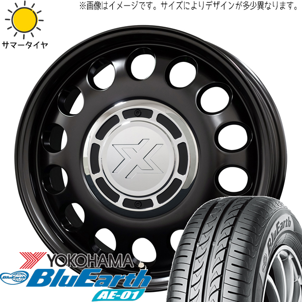 ソリオ デリカD:2 165/65R15 Y/H ブルーアース AE01 クロスブラッド スティール 15インチ 4.5J +45 4H100P サマータイヤ ホイール 4本SET :stel sb 154545 ae01 1656515:TireShop All Terrain