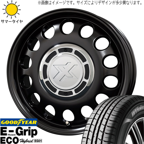 ラクティス 175/65R15 グッドイヤー EG01 クロスブラッド スティール 15インチ 6.0J +43 5H100P サマータイヤ ホイール 4本SET :stel sb 1560 eg01 17565:TireShop All Terrain