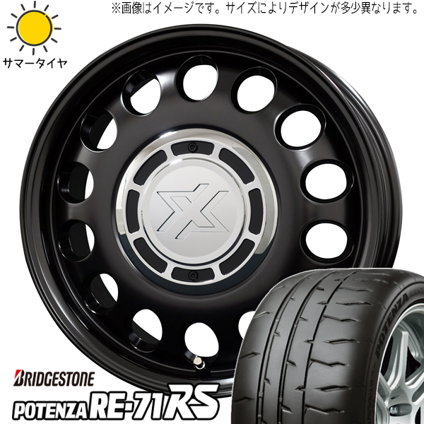 POTENZA スイフト サクシード プロボックス 185/55R15 ホイールセット