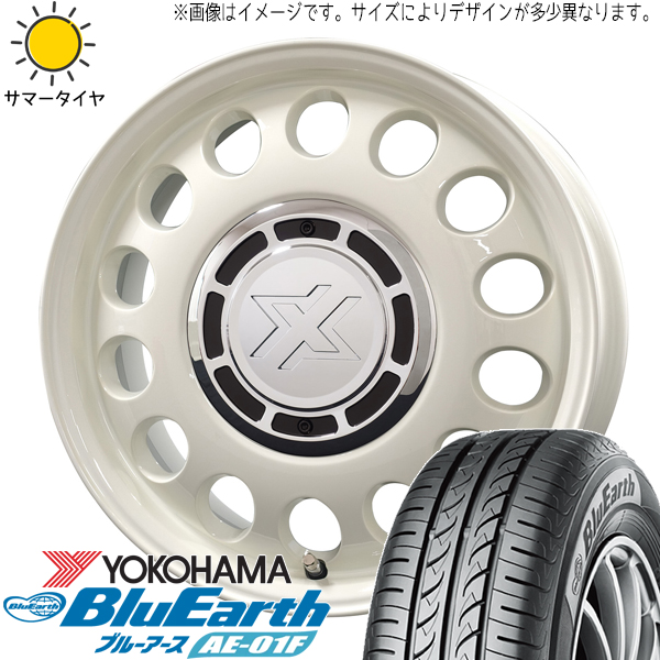 NV200 デリカD3 185/70R14 Y/H ブルーアース AE01F クロスブラッド スティール 14インチ 5.0J +42 4H114.3P サマータイヤ ホイール 4本SET :stel wh 1450414 ae01f 1857014:TireShop All Terrain