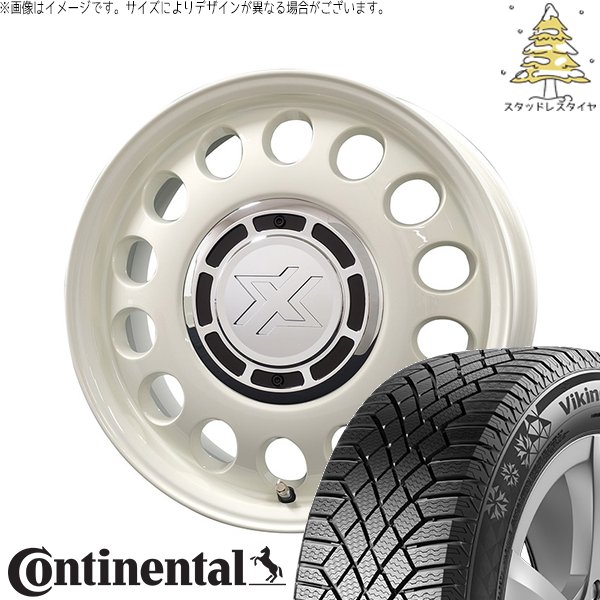 VikingContact - 相応う 行進曲 185/55R15 スタッドレス | ヴァイキングコンタクト7 \u0026 クロスブラッド スチール写真 15in 4穴100 車、バイク、自転車-タイヤ、ホイール