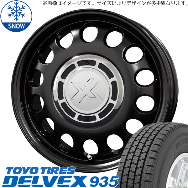 155/80R14 スタッドレスタイヤホイールセット サクシード etc (TOYO DELVEX 935 XBLOOD STEELE 4穴 100) : stel sb 145039 935 1558014p : オールテレーン(タイヤ ホイール専門店)