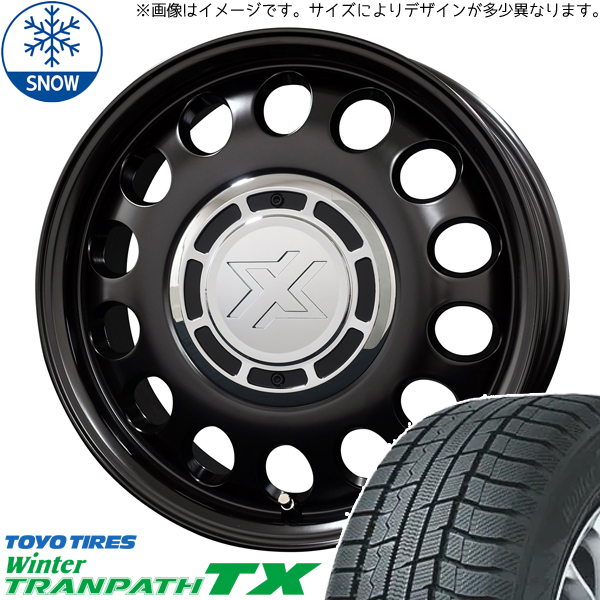 タント NBOX サクラ 155/65R14 TOYO TX クロスブラッド スティール 14インチ 4.5J +45 4H100P スタッドレスタイヤ ホイール 4本SET :stel sb 144545 tx 1556514:TireShop All Terrain