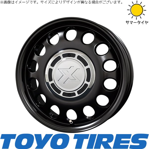 プロボックス 155/80R14 ホイールセット | V03E \u0026 クロスブラッド スティール 14インチ 4穴100