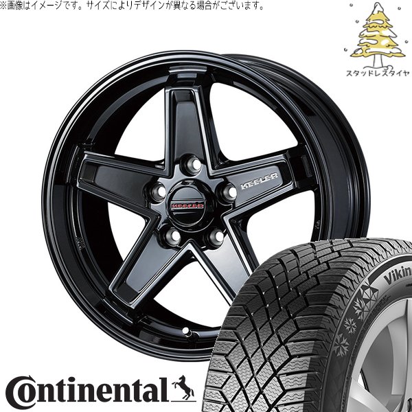 VikingContact - マツダ6 セルシオ 225/55R17 スタッドレス | ヴァイキングコンタクト7 \u0026 キーラータクティクス 17in 5穴114.3 車、バイク、自転車-自動車-冬タイヤ、ホイールセット