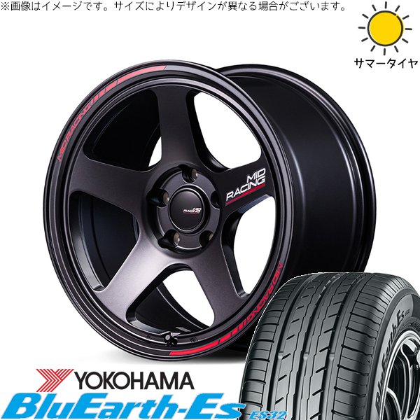 WRX GRヤリス 245/40R18 ホイールセット | ブルーアース ES32 \u0026 MIDレーシング TR50 18インチ 5穴114.3