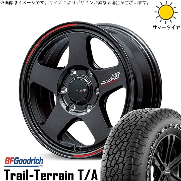 BFグッドリッチ - 御機嫌はやりっ児専用 215/60R17 車輪仕掛ける | トレイルテレーン T/A \u0026 MID一ころ TR50 17in 6穴139.7 タイヤ、ホイール-車、バイク、自転車-自動車