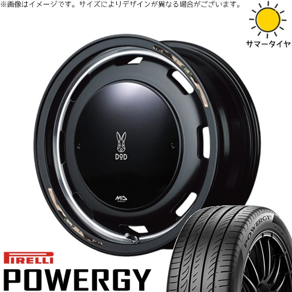 PIRELLI - タント ムーブ 手押し車R ラパン 165/55R15 車輪仕かける | パワジー \u0026 MID車輪 x DOD ウシャリントバリ 15in 4穴100