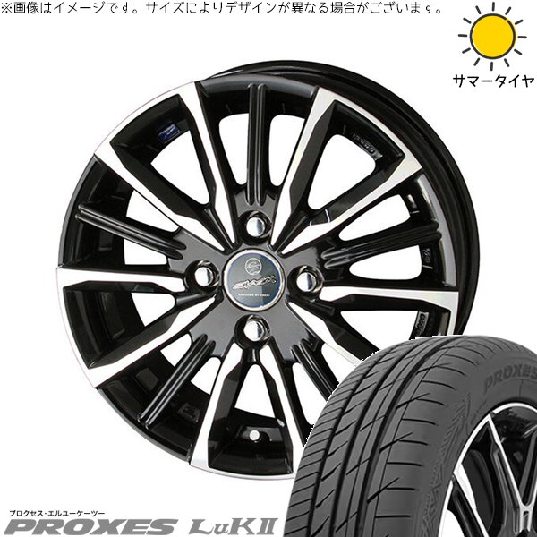 タント ムーブ ワゴンR ラパン 165/55R15 ホイールセット | プロクセス LuK2 \u0026 スマック ヴァルキリー 15インチ 4穴100