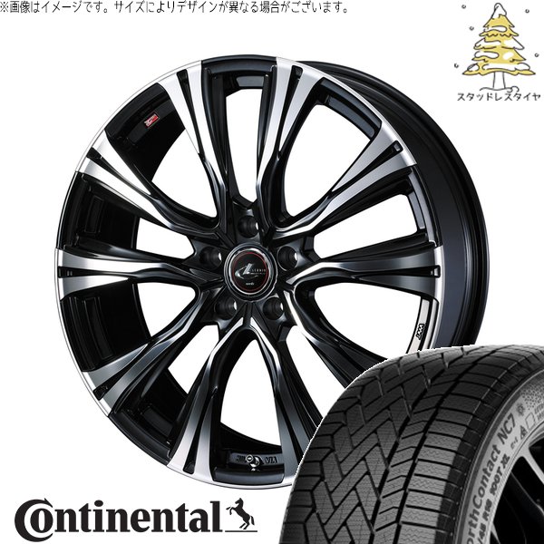NorthContact - 30 50プリウス 205/55R16 スタッドレス | 北の方連係 NC7 \u0026 レオニス VR 16in 5穴100 冬タイヤ、ホイールセット-自動車