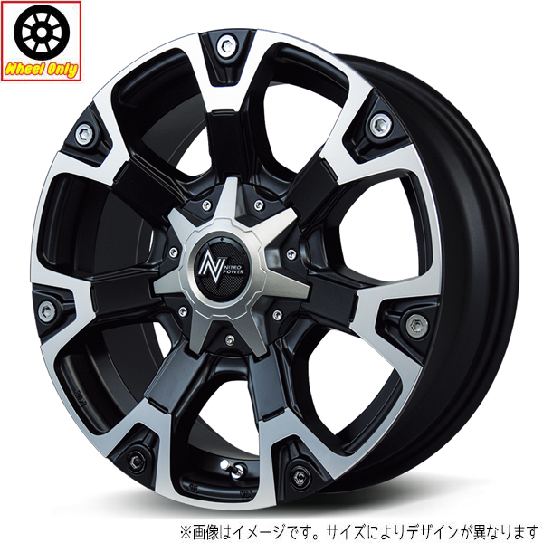 新品 アルミホイール 4本 18インチ NITRO POWER WARHEAD FB2 セミグロスBK+ハーフポリッシュ FJ/サーフNG 18x8.0J +20 6H139.7P :4560234965873x4pc:TireShop All Terrain