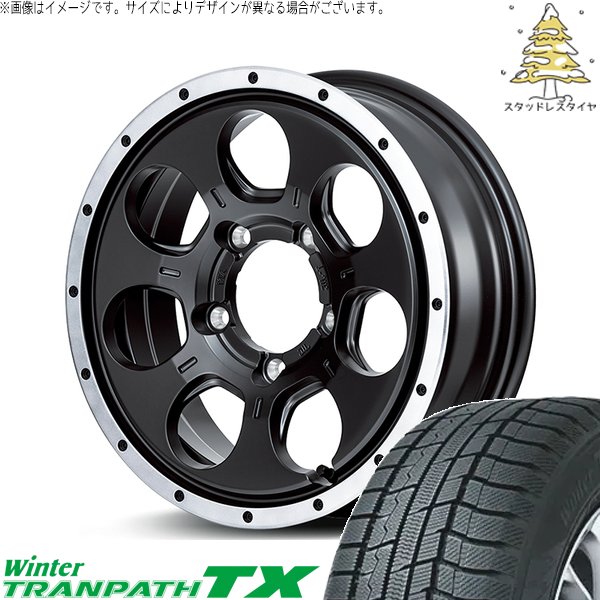 スズキ ジムニー JB64 JB23 215/70R16 スタッドレス | ウィンタートランパス TX \u0026 MIDホイール WO-7 16インチ 5穴139.7