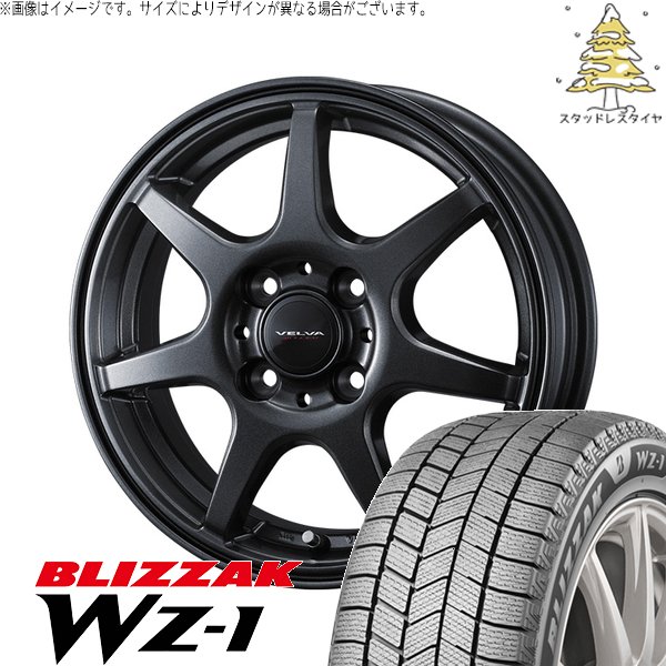 フィット インサイト 185/55R16 スタッドレス | ブリザック WZ-1 \u0026 ヴェルヴァ ワンダー 16インチ 4穴100