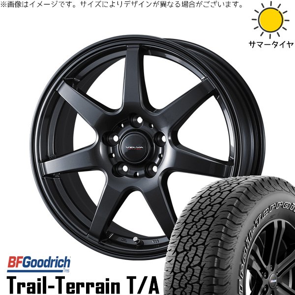 シエナ ハリアー 235/55R18 ホイールセット | トレイルテレーン T/A \u0026 ヴェルヴァ ワンダー 18インチ 5穴114.3