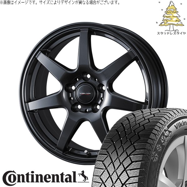 トヨタ シエンタ 170系 195/50R16 スタッドレス | バイキングコンタクト7 \u0026 ヴェルヴァ ワンダー 16インチ 5穴100
