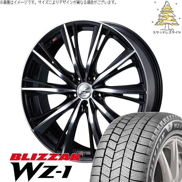 GN アウトランダー 235/55R19 スタッドレス | ブリザック WZ-1 \u0026 レオニス WX 19インチ 5穴114.3