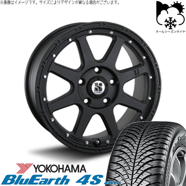BluEarth - レクサスNX ハリアー 235/55R18 オール時期 | 青碧地びた4S AW21 \u0026 エクストリームJ 18in 5穴114.3 車、バイク、自転車-オールシーズンタイヤ、ホイールセット-自動車