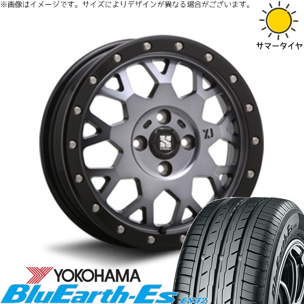 ミラ ラパン ワゴンR ムーヴ 155/55R14 ホイールセット | ブルーアース ES32 \u0026 エクストリームJ XJ04 14インチ 4穴100