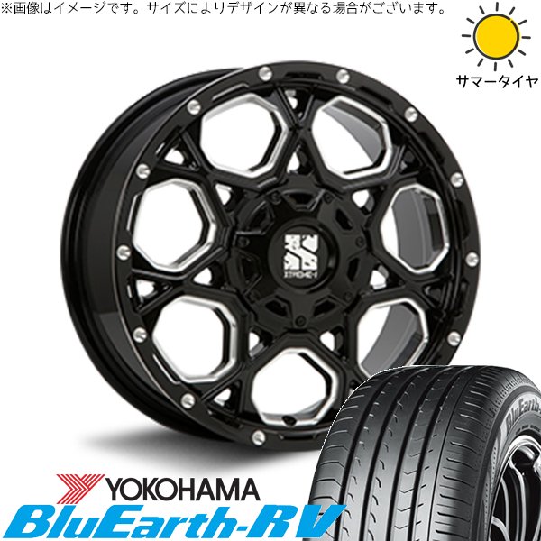 30アルファード 215/60R17 ホイールセット | ブルーアース RV03 \u0026 エクストリームJ XJ06 17インチ 5穴114.3