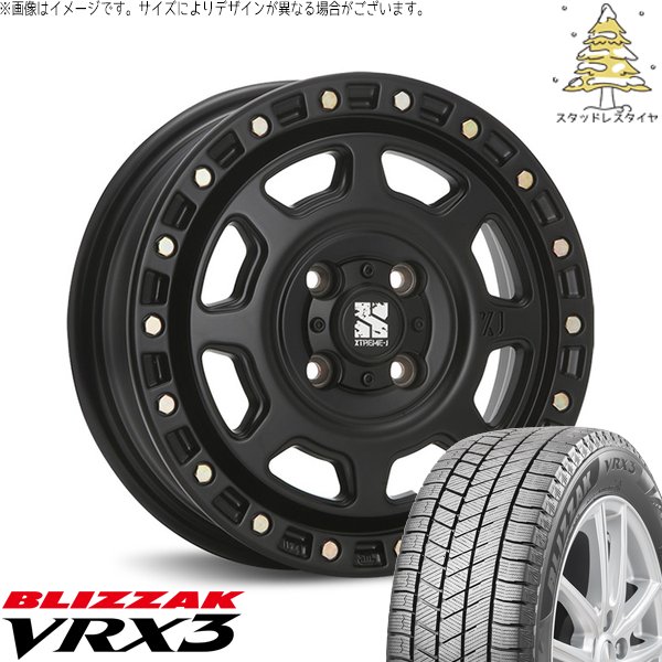 NBOX スペーシア タント デリカミニ 155/65R14 スタッドレス | ブリザック VRX3 \u0026 エクストリームJ XJ07 14インチ 4穴100