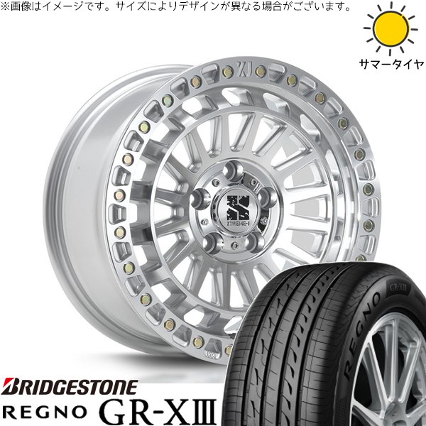 レクサスGS カムリ アコード 225/50R17 ホイールセット | レグノ GR-X3 \u0026 XTREME-J XJ08 17インチ 5穴114.3