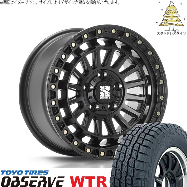 デリカD5 CX5 CX8 225/70R16 スタッドレス | オブザーブ W/T-R \u0026 XTREME-J XJ08 16インチ 5穴114.3