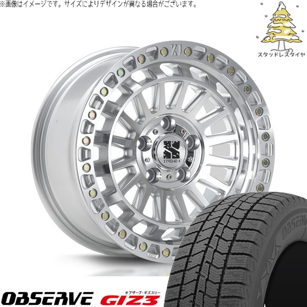 プリウスα 215/50R17 スタッドレス | オブザーブ ギズ3 \u0026 エクストリームJ XJ08 17インチ 5穴114.3