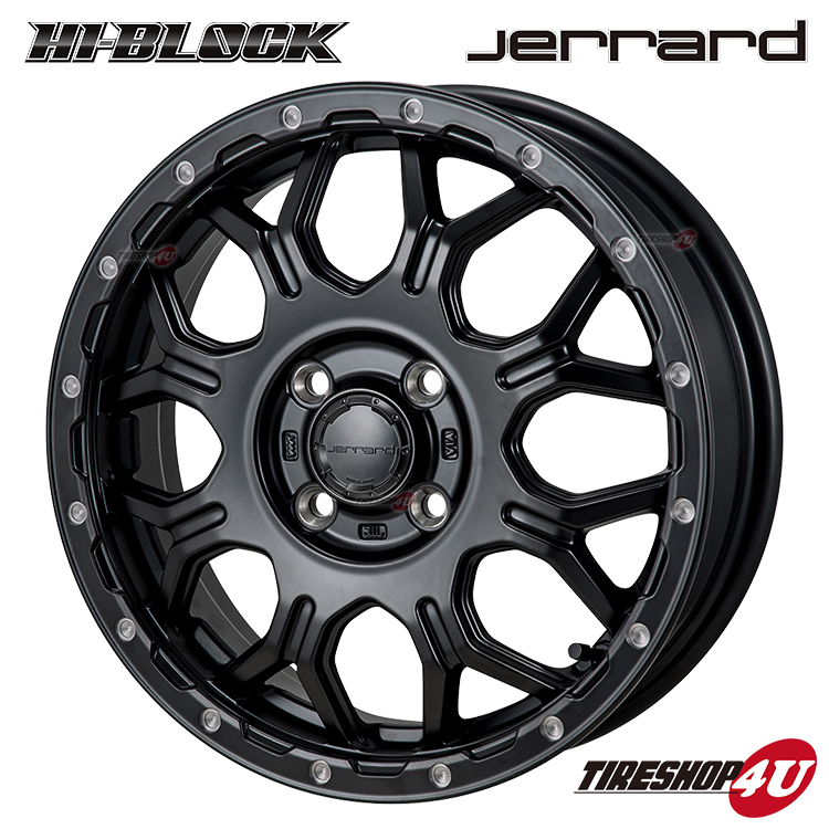 MONZA JAPAN HI BLOCK JERRARD 15x5.5J 4/100 +38 SB M 新品ホイール1本価格 モンツァ ジャパン 15インチ :HIBLOCK JERRARD 1555410038SB M:TIRE SHOP 4U 3号店