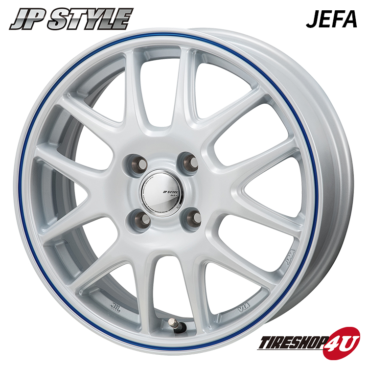 MONZA JAPAN JP STYLE ジェファ JEFA 14x5.5J 4/100 +40 ホワイト 新品ホイール1本価格 モンツァ ジャパン 14インチ :JP STYLE JEFA 1455410040 WH:TIRE SHOP 4U 3号店