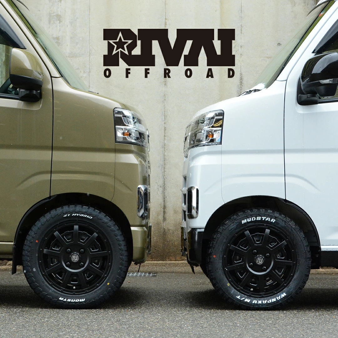 12インチ RIVAI OFFROAD Plastic Bomb 12x4.0 4/100 +42 マット