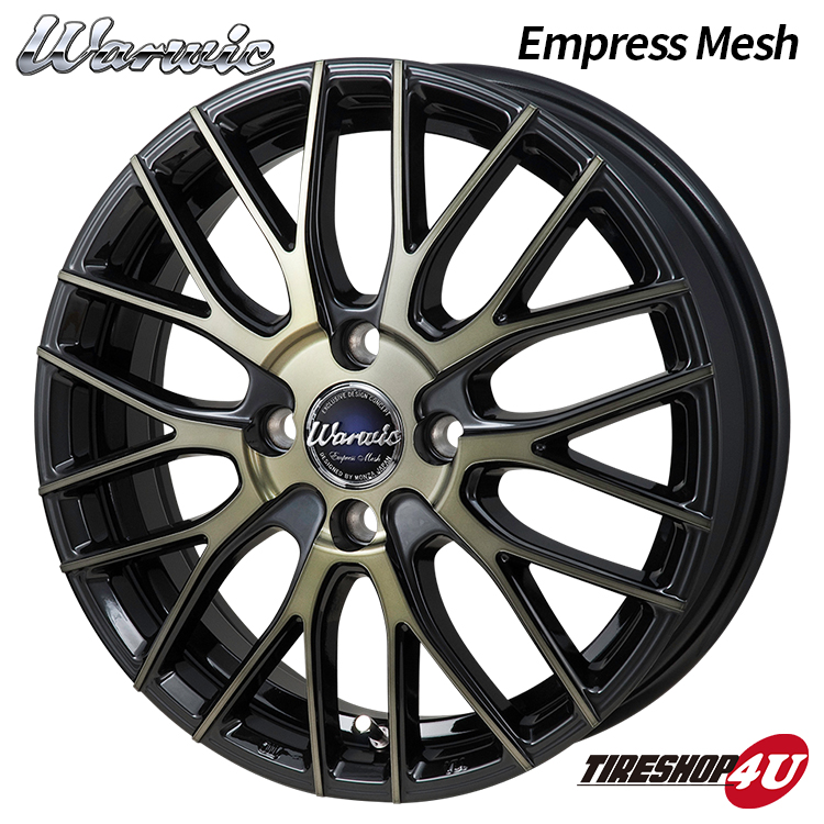 MONZA JAPAN Warwic EmpressMesh 16x6.0J 4/100 +43 新品ホイール1本価格 モンツァ ジャパン 16インチ :WARWIC EmpressMesh 1660410043:TIRE SHOP 4U 3号店