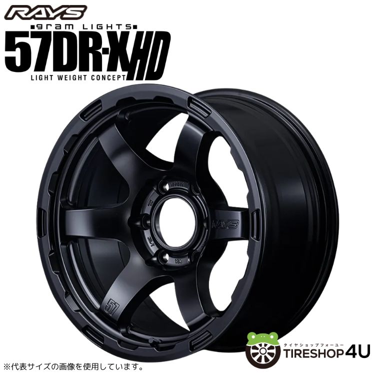 4本セット レイズ 57DR-X 57DRX HD 18x9.0J 5/127+0 SB BFグッドリッチ トレイルテレーン TRAIL 285/60R18 BL ジープ ラングラー JK JLの画像