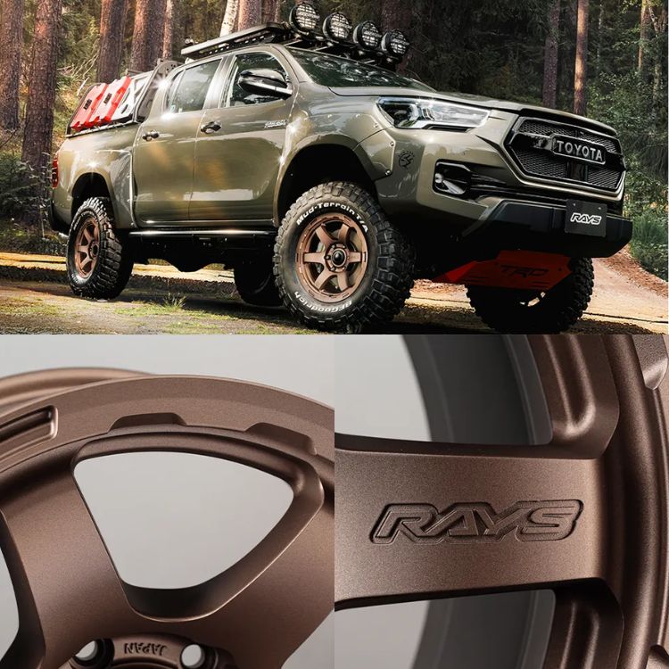 4本セット レイズ 57DR-X 57DRX HD 18x9.0J 5/127+0 SB BFグッドリッチ トレイルテレーン TRAIL 285/60R18 BL ジープ ラングラー JK JLの画像