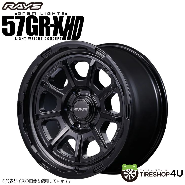 4本セット レイズ 57GR-X 57GRX HD 17x8.5J 5/127-15 SB BFグッドリッチ KO3 265/70R17 118/115S WL ジープ ラングラー JK JL カスタムの画像