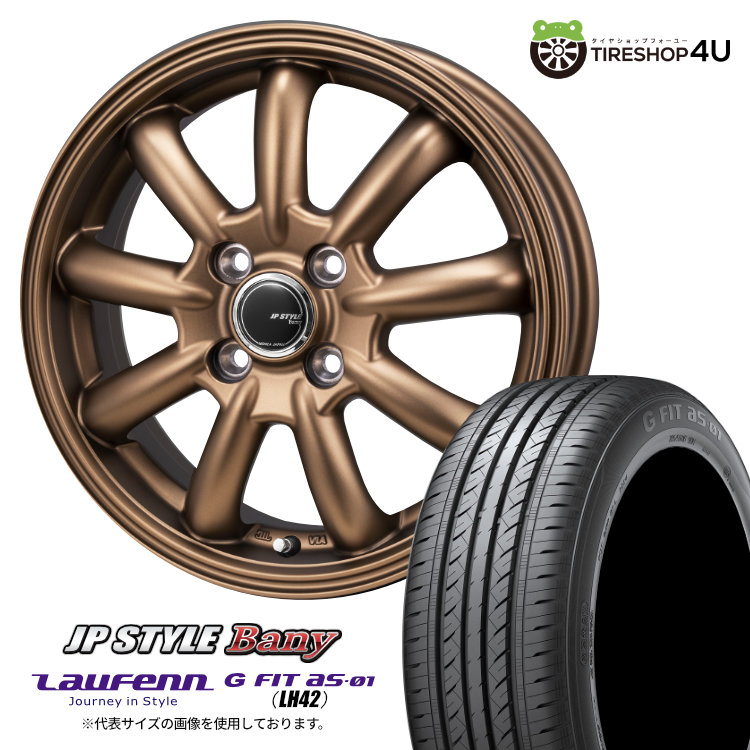 4本セット JP-STYLE Bany 15x5.5J 4/100+43 MBR Laufenn G FIT as-01